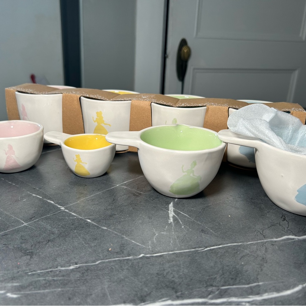 Rae Dunn Princess Measuring Cups and Cups Set - Picture 3 of 9
